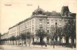 T2 1909 Temesvár, Timisoara; Küttl-tér, üzlet / Square, Shop - Non Classés