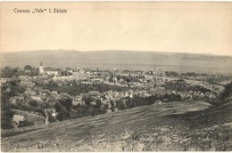 ** T1/T2 Vále, Vale (Szelistye, Saliste); Látkép, Templom. Kiadja Dimitru B. Comsa / General View, Church - Zonder Classificatie