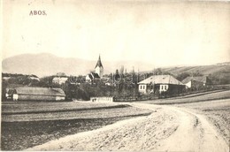 T2 1913 Abos, Obisovce; Látkép, Templom. Kiadja Divald Károly Fia / General View With Church, Villa - Unclassified