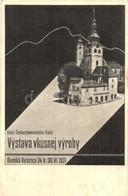 T2 1931 Besztercebánya, Banská Bystrica; SCSD Csehszlovák Egyesület Kiállítása Reklámlap / Sväz Ceskoslovenského Diela,  - Non Classés