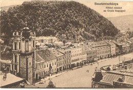 ** T2/T3 Besztercebánya, Banská Bystrica; Fő Tér Az Urpin-heggyel. Havelka József Kiadása / Main Square, Urpín Mountain  - Zonder Classificatie