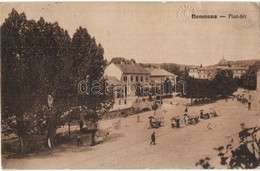 T2/T3 1915 Homonna, Homenau, Humenné; Piac Tér, Piaci árusok, Gróf Andrássy Kastély / Marketplace, Market Vendors, Castl - Zonder Classificatie