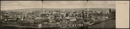 * T3 Kassa, Kosice; Látkép Fűrészteleppel. Három Részes Panorámalap / General View With Sawmill. 3-tiled Panoramacard (h - Non Classés