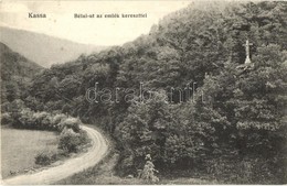 ** T2 Kassa, Kosice; Bélai út Emlékkereszttel / Road With Memorial Cross - Unclassified