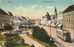 T2/T3 Kassa, Kosice; Fő Utca Felső Része, Villamos / Main Street With Tram (EK) - Zonder Classificatie