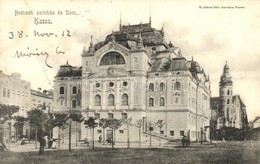 T2 Kassa, Nemzeti Színház, Dóm, Nyulászi Béla Kiadása / National Theatre, Dome, Vissza So. Stpl - Zonder Classificatie