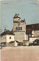 T2/T3 Késmárk, Kezmarok; Római Katolikus Templom és Harangláb. Kiadja Feitzinger Ede No. 530. / Kath. Kirche, Glockenthu - Unclassified