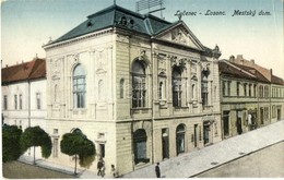 T2/T3 Losonc, Lucenec; Városház / Mestsky Dom / Town Hall  (EK) - Unclassified