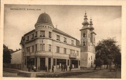 ** T2/T3 Nagymihály, Michalovce; Rolnicky Ház, Templom / Rolnicky Dom / Villa, Church (fl) - Unclassified