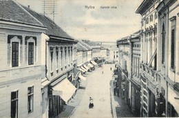 ** T2 Nyitra, Nitra; Kalmár Utca, Dirnfeld Samu üzlete / Street, Shops - Non Classés