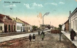 T3 Párkány, Stúrovó; Rákóczi út, Drozdy Aladár Gépgyára / Street View With Machine Factory (felszíni Sérülés / Surface D - Unclassified