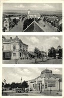 T2 1933 Szepsi, Abaújszepsi, Moldava Nad Bodvou; Templom, Városháza, Emil Davidovics áruháza és Saját Kiadása / Church,  - Unclassified