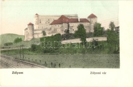 ** T1 Zólyom, Zvolen; Vár, Vasúti Sín / Castle, Railway Tracks - Unclassified