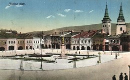 T2 Zsolna, Sillein, Zilina; Fő Tér, Templomok / Main Square With Churches - Non Classés