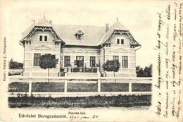 T2/T3 1906 Beregszász, Berehove; Zsazsa Lak. Kiadja Farkas J. / Villa (EK) - Zonder Classificatie