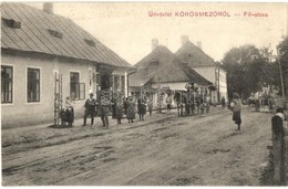 * T3/T4 Kőrösmező, Jaszinya, Jasina, Yasinia; Fő Utca, üzlet, Lovas Szekér / Main Street, Shop, Horse-drawn Carriage (r) - Sin Clasificación