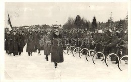 T2/T3 1939 Uzsok, Uzhok; Magyar-Lengyel Baráti Találkozás A Visszafoglalt Ezeréves Határon, Kerékpáros Katonák / Hungari - Zonder Classificatie