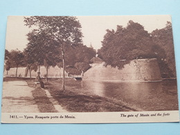 Ypres Remparts Porte De Menin / The Gate And Forts ( 1411 / Antony ) Anno 19?? ( Zie Foto Voor Details ) ! - Ieper