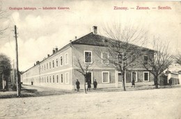 T2 1912 Zimony, Semlin, Zemun; Gyalogos Laktanya / Infantry Barracks - Zonder Classificatie