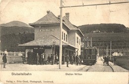 ** T2/T3 Innsbruck, Stubaitalbahn, Stubaital Station Wilten, Wilten-Stubai / Stubai Valley Railway, Narrow Gauge Railway - Zonder Classificatie