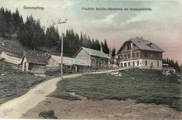 * T2 Semmering, Friedrich Schüler-Alpenhaus Am Sonnwendstein / Guest House, Hotel And Restaurant - Non Classés