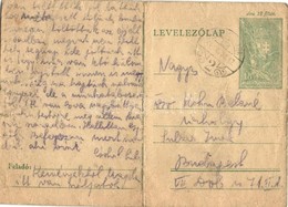 1944 3 Db Levél Kohn Bélánénak Zsidó KMSZ (közérdekű Munkaszolgálatos) Hozzátartozójától / 3 
WWII Letters Of A Jewish L - Sin Clasificación