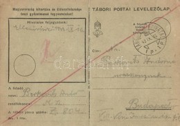 T3/T4 1943 Berkovits Andor Zsidó KMSZ (közérdekű Munkaszolgálatos) Levele Feleségének Berkovits Andornénak. Z/804. / WWI - Zonder Classificatie