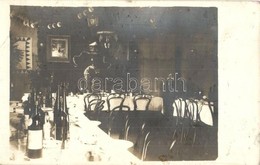 * T3 1915 Tiszti étkező Feldíszítve Karácsonyra és újévre / WWI K.u.k. Military Officers' Dining Hall Interior, Decorate - Ohne Zuordnung
