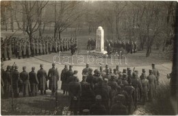 * T2 1920 Június 24. Budapest VIII. Ludovika Kertje, Ellenforradalmi Emlékoszlop A Tanácsköztársaság Elleni Puccs Kísérl - Ohne Zuordnung