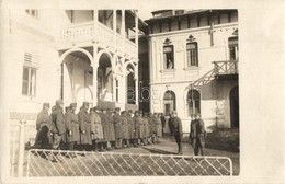 * T2 1918 A 309/4. Távbeszélő Osztag Parancsnokságának átadási ünnepsége Február 4-én. Beszédet Mond Slanici Törzs. Hátt - Ohne Zuordnung