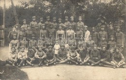 T2/T3 1916 A Szabadkai 6. Honvéd Gyalogezred önkéntesei Csoportképe Rákoscsabán / WWI Austro-Hungarian K.u.K. Infantry R - Unclassified