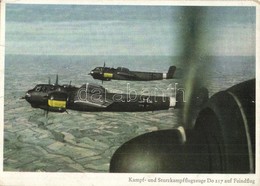 ** T2/T3 Kampf- Und Sturzkampfflugzeuge Dornier No217 Fliegen Gegen Den Feind. PK-Aufn. Kriegsber. Jacobsen, Carl Werner - Ohne Zuordnung