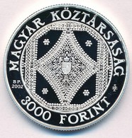 2002. 3000Ft Ag 'Széchenyi Könyvtár' Tanúsítvánnyal, Dísztokban T:PP - Non Classés