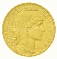 Franciaország 1913. 20Fr Au 'LIBERTÉ ÉGALITÉ FRATERNITÉ' Utánveret (6,45g/0.900) T:2
 France 1913. 20 Francs Au 'LIBERTÉ - Non Classés