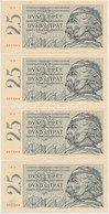 Csehszlovákia 1961. 25K (4x) Sorszámkövetők T:II,III Szép Papír
Czechoslovakia 1961. 25 Korun (4x) Sequential Serials C: - Non Classificati