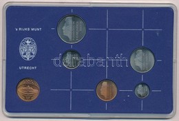 Hollandia 1984. 5c - 2 1/2G (5xklf) + 1984. 's Rijks Munt 1984 (Királyi Verde)' Br Zseton, Műanyag Tokban T:1 Netherland - Zonder Classificatie