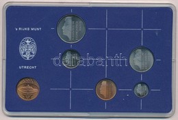 Hollandia 1984. 5c - 2 1/2G (5xklf) + 1984. 's Rijks Munt 1984 (Királyi Verde)' Br Zseton, Műanyag Tokban T:1 Netherland - Non Classés