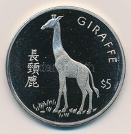 Libéria 1997. 5$ Cu-Ni 'Zsiráf' T:1 (eredetileg PP)
Liberia 1997. 5 Dollars Cu-Ni 'Giraffe' C:UNC (originally PP)
Krause - Unclassified