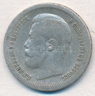 Orosz Birodalom 1896. 50k Ag 'II. Miklós' T:2-,3 Russian Empire 1896. 50 Kopeks Ag 'Nicholas II' C:VF,F
Krause Y#58.2 - Ohne Zuordnung