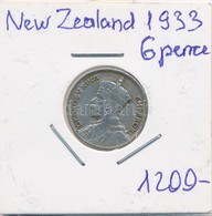 Új-Zéland 1933. 6p Ag 'V. György' Lezárt Fóliában T:2,2-
New Zealand 1933. 6 Pence Ag 'George V' In Sealed Foil C:XF,VF - Unclassified