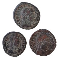 Római Birodalom 3db Rézpénz Siscia Verdéből T:2-,3
Roman Empire 3pcs Of Copper Coins From Siscia Mint C:VF,F - Ohne Zuordnung