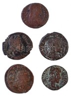 Római Birodalom 5db-os Vegyes Római Rézpénz Tétel A Kr. U. III-IV. Századból T:2-,3
Roman Empire 5pcs Of Various Roman C - Ohne Zuordnung