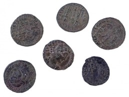 Római Birodalom 6db-os Vegyes Római Rézpénz Tétel A Kr. U. III-IV. Századból T:2-,3
Roman Empire 6pcs Of Various Roman C - Non Classés