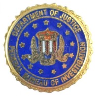 Amerikai Egyesült Államok DN 'Federal Bureau Of Investigation' Szövetségi Nyomozó Iroda, Zománcozott Fém Jelvény (16mm)  - Zonder Classificatie