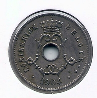 LEOPOLD II  * 5 Cent 1904 Vlaams * Prachtig * Nr 5191 - 5 Cents