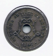 LEOPOLD II  * 5 Cent 1905 Frans * Nr 5194 - 5 Cents