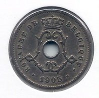 LEOPOLD II  * 5 Cent 1905 Frans * Prachtig * Nr 5195 - 5 Centimes