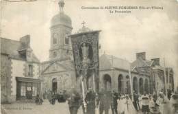 PLEINE FOUGERES LA PROCESSION COMMUNION - Autres & Non Classés