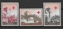 SAINT MARIN - YVERT 343/345 ** MNH - COTE = 60 EUROS - CROIX ROUGE - Nuovi