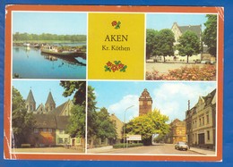 Deutschland; Aken Elbe; Multibildkarte - Aken